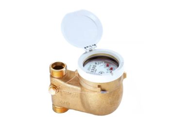 NA-20 felszálló ágas 3/4" 105mm 4m3/h vízóra, MNK 1" külső menetes locsolómérő