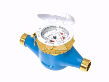 NA-20 szárazon futó 3/4" 190mm 4m3/h vízóra, MTK 1" külső menetes vízmérő