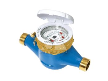 NA-13 szárazon futó 1/2" 165mm 2,5m3/h vízóra, MTK 3/4" külső menetes vízmérő