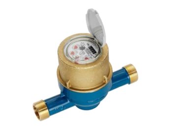 NA-13 felújított vízóra 1/2" 170mm 2,5m3/h, 3/4" külső menetes vízmérő