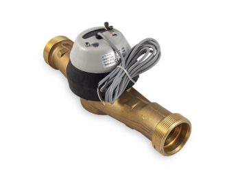 NA-32 forróvízmérő 130°C 5/4" 260mm 6m3/h 10L/impulzus jeladóval, REED impulzusadós 6/4" külső menetes forró vízóra