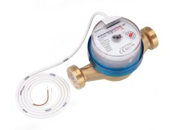 DN15 jeladós hideg 1/2" 110 mm 2,5m3/h 10L/impulzusadós vízóra, ETK szárazon futó REED impulzus jeladós 3/4" külső menetes lakásmérő